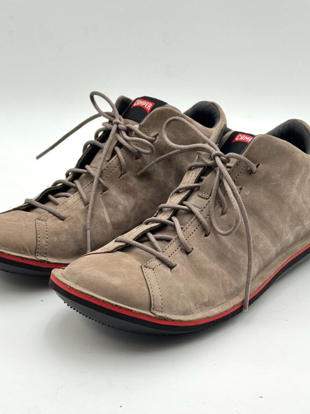 Camper Beetle Brown Nubuck Suede Leather Shoes Mens EU43/US10 Lace Up Gorpcore